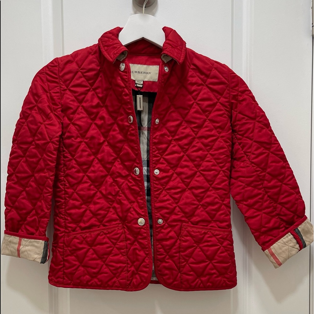 Burberry Authentic Classic Plaid Quilted Jacket